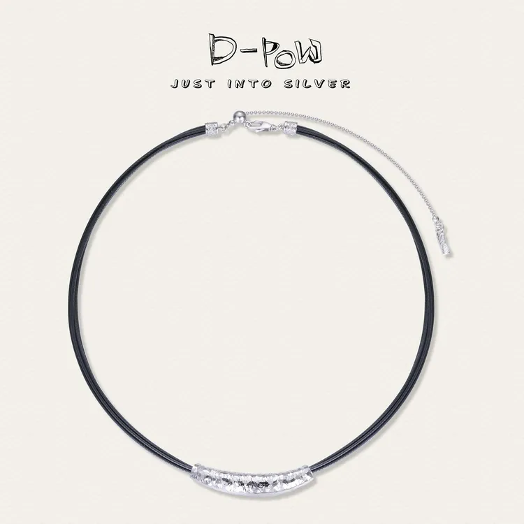 灯小炮 坠链均925银 项链（51cm）（9281）气质时尚轻奢百搭简约小众