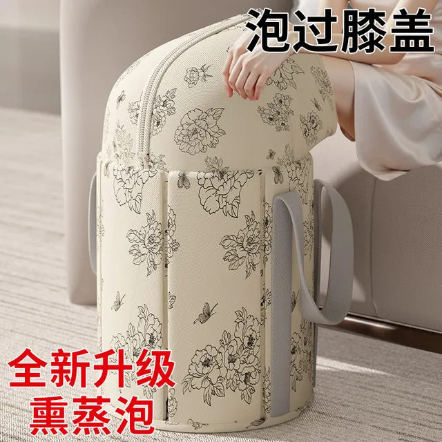 泡脚袋可折叠深桶过小腿家用便携式过膝足浴养生保温泡脚桶洗脚盆