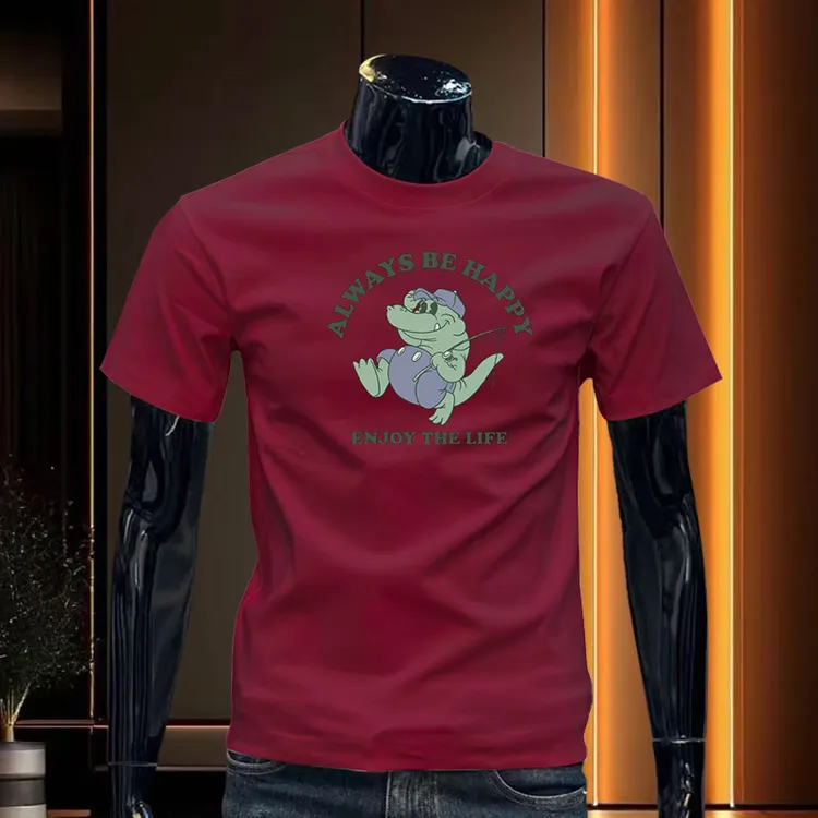 高品质纯棉短袖t恤男夏季新款美式潮牌半袖体恤时尚印花上衣男装