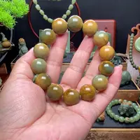 岫岩河磨玉（透闪石质玉）未镶嵌手串