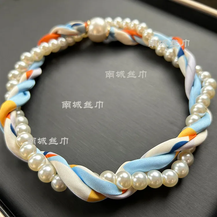 铜合金项链 【麻花链套装】2025定制夏新品旅游配饰懒人丝巾