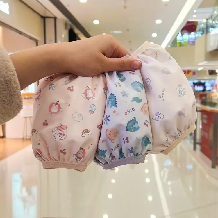 0-6岁 儿童袖套防脏秋冬新款婴幼儿防水防污耐脏袖套女童防护袖套