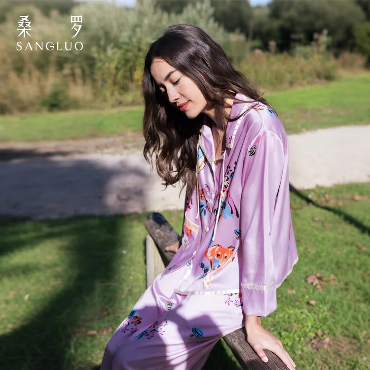 【萌趣】桑罗魔法小狗涂鸦俏皮撞色童趣印花舒适可爱家居服03A62843