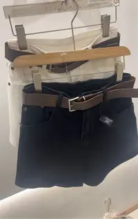 静姐秋季新款宽松百搭休闲牛仔短裤23121