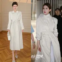 张小小【有里布】【送腰带】翻领气质高级外套2025秋季大衣D3925