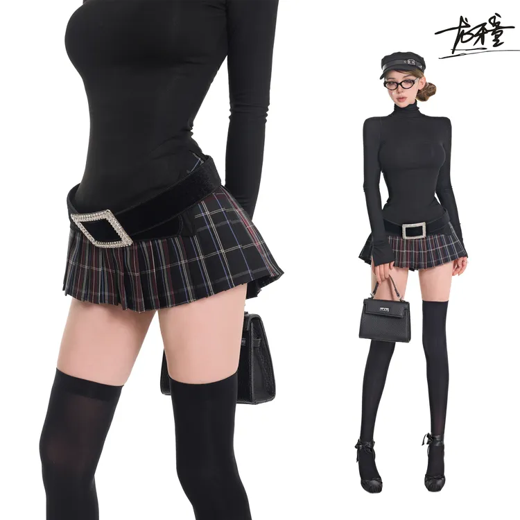 龙牙童推荐【格兰物语】秋冬欧美纯欲风女士长袖套装短裙辣妹显瘦款