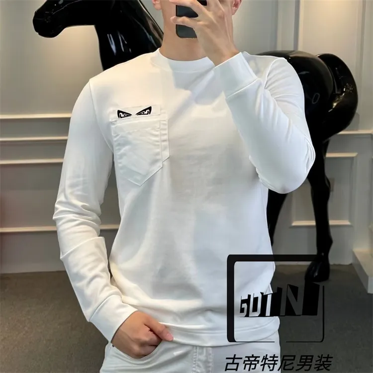 <古帝特尼>男士套头韩版潮流高定欧货时尚圆领户外长袖Z-29190