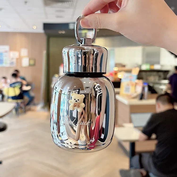 迷你保温杯高颜值可爱小容量男女水杯简约便携口袋杯学生随行杯新