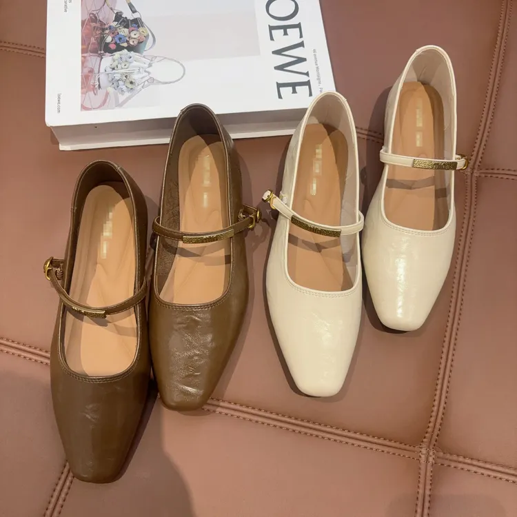 豆豆2025春季新款配裙百搭单鞋女-D7661-12