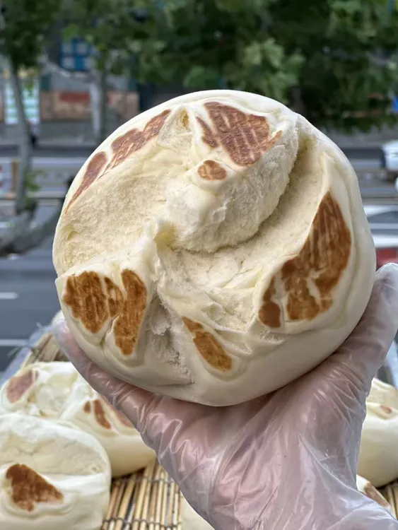 无水牛奶开花大馒头（胶东大馒头）一份4个