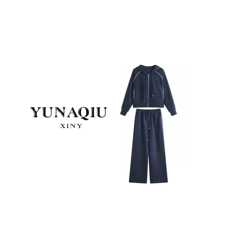 YUINAQIU-春秋休闲时尚套装简约通勤女装-9671
