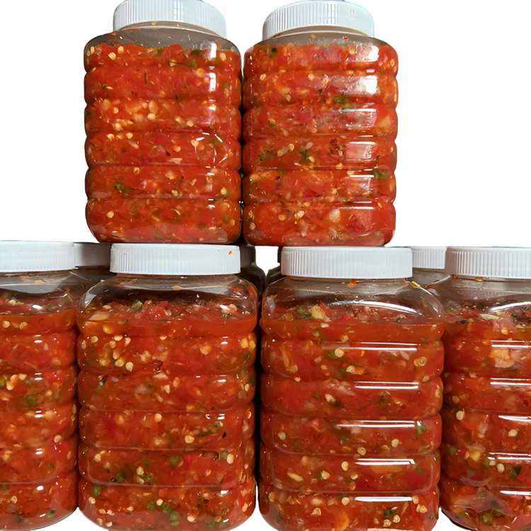 云南酸辣子手工剁新鲜辣椒藠头下饭必备