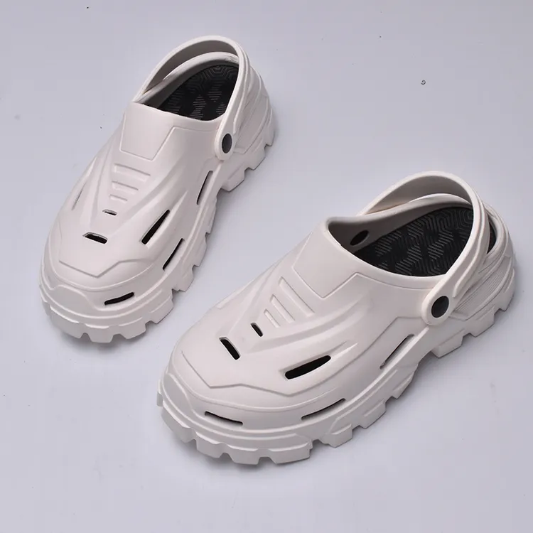 巴黎亚当鞋男女士洞洞鞋拖鞋