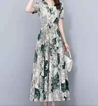 【连衣裙】高档连衣裙设计感时装女装服装2521[XSLF]Q