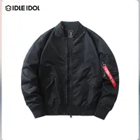 IDLE IDOL复古港风飞行员夹克潮牌工装外套宽松休闲棒球服夹克男