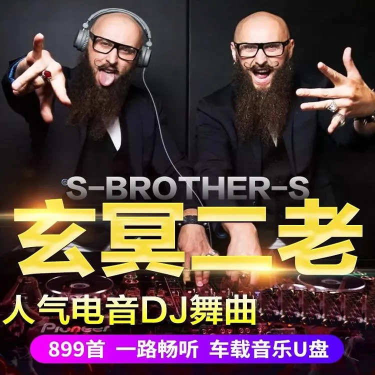 玄冥二老车载U盘EA7重低音DJ电音劲爆抖音高音质音乐无损歌曲优盘