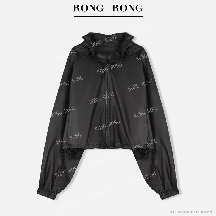 溶溶【初光之夜】RONGRONG 100绵羊皮英胚超薄皮老钱风皮衣MYZB079