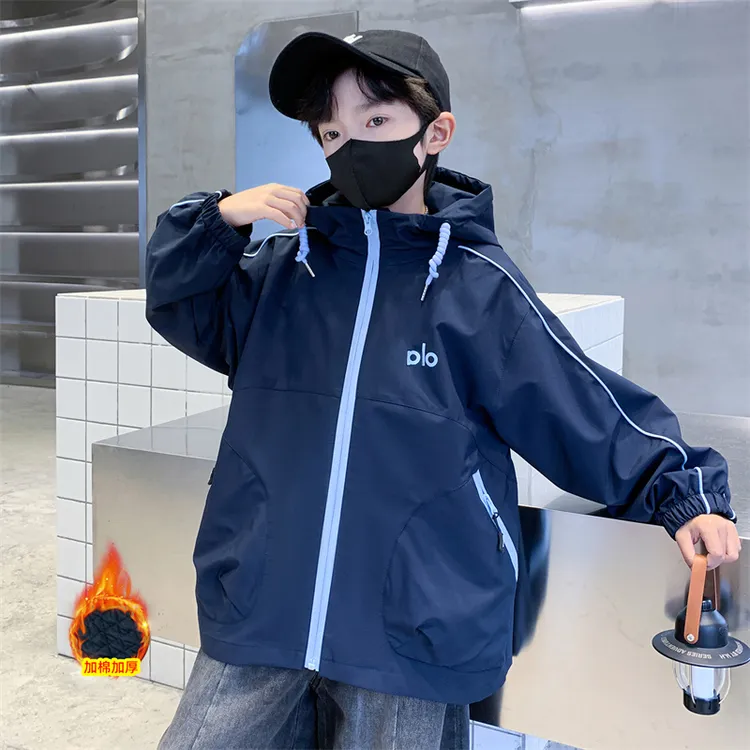 【高品质】男童春秋款外套2025秋季新款中大童儿童连帽冲锋衣韩版潮