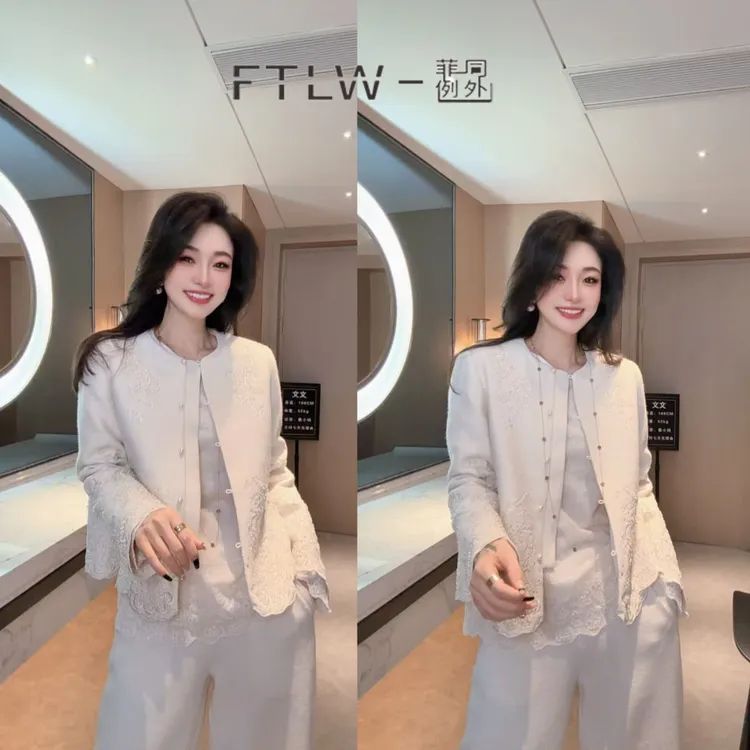板熙FTLW-【蓉芳外套】高级感气质时尚优雅羊毛外套-4013