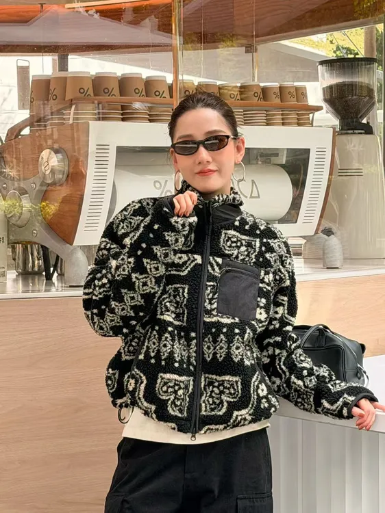 PH《绒野》城市轻户外民族风百塔潮流时尚摇粒绒保暖休闲外套PH5070