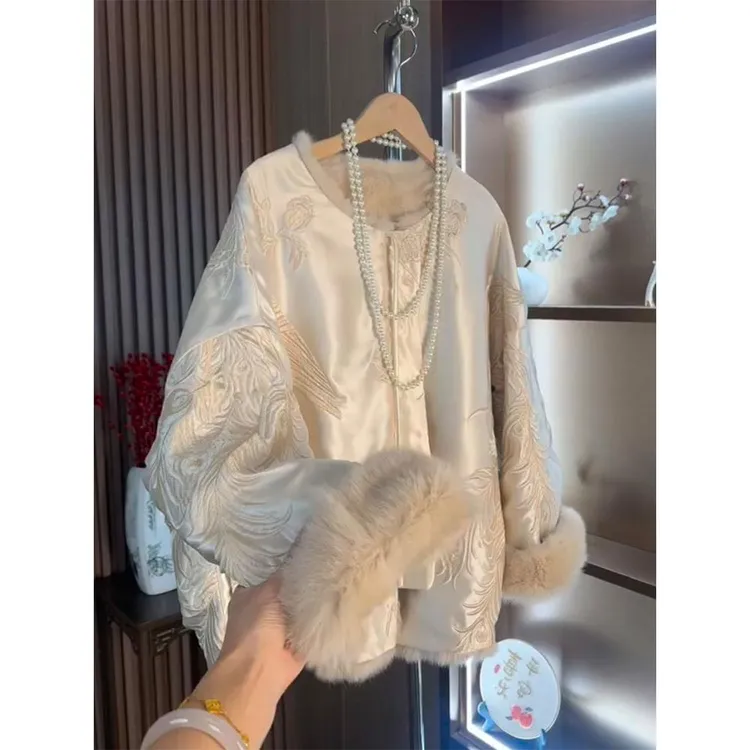 2025年秋冬新款复古气质高级感精致独特漂亮新中式国风禅意风外套