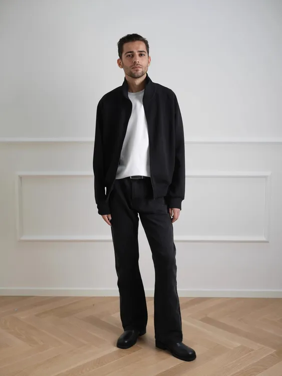 FASHION长裤宽松直筒牛仔裤潮流男士复古水洗简约裤百搭休闲高街
