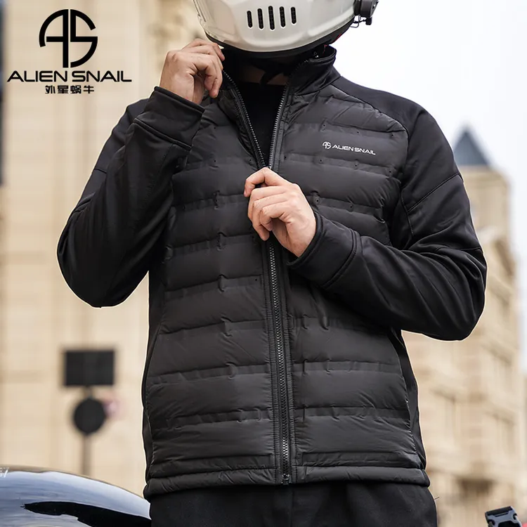 矩煋冬季骑行服电加热摩托车防寒保暖填充绒机车秋冬滑雪