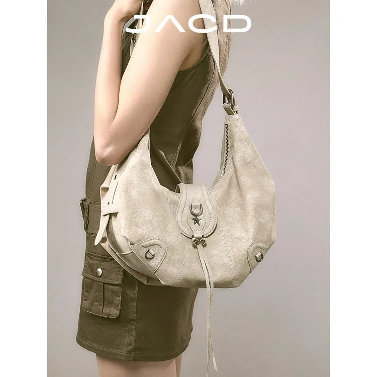 JACD【军事废土】慵懒松弛感腋下包包女2025新款单肩斜挎包机车包