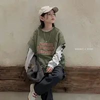 【MUSHISLE】阿又秋季童装儿童男童中大童纯棉割破坎肩卫衣85018Q