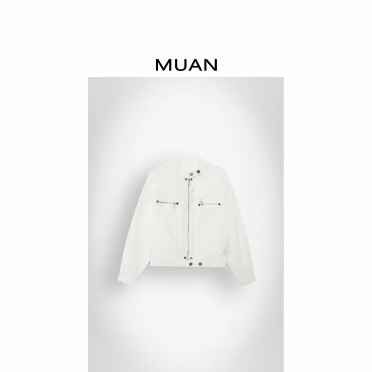 木岸MUAN：《赛车小外套》定制高级简约宽松长袖外套上衣女MJ-F8161