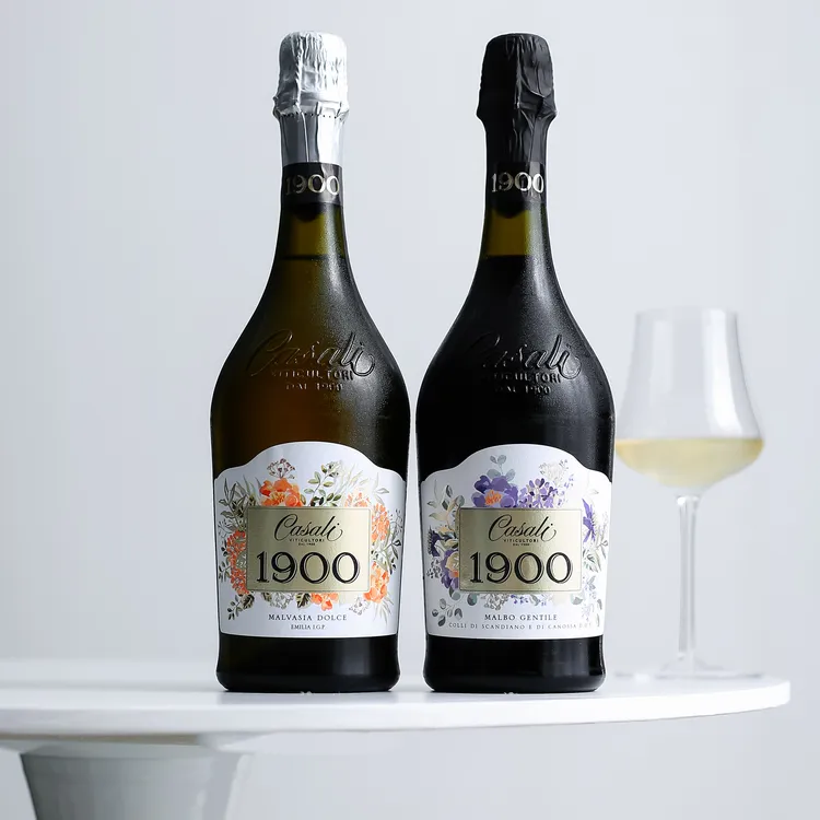 意大利进口1900流动花园甜白甜红葡萄酒红酒甜型气泡酒果酒起泡酒