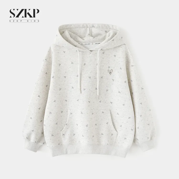 SZKP秋季新款女童装休闲上衣中大童时尚洋气儿童卫衣YNYQ553057