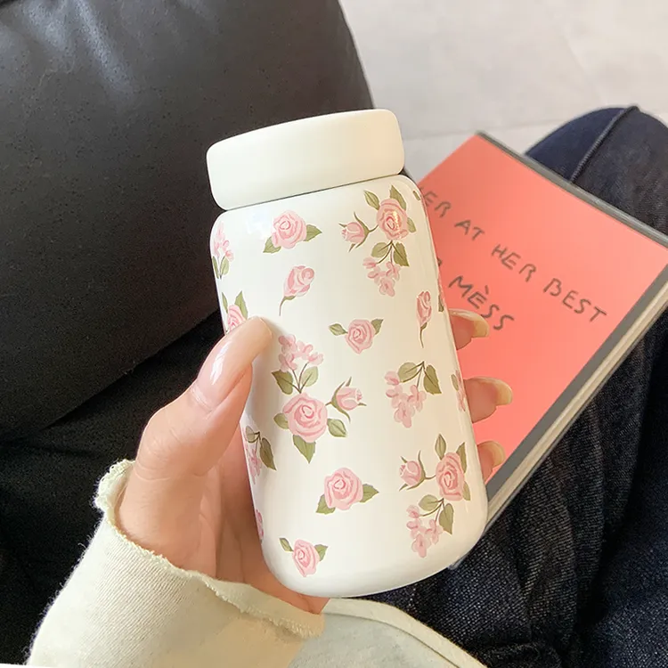 迷你口袋保温杯女生高颜值小巧便携水杯带茶隔新款316不锈钢杯子