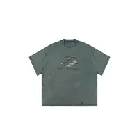 MASONPRINCE /25早秋新品 原生态棉感 中古绿宽松短Tee