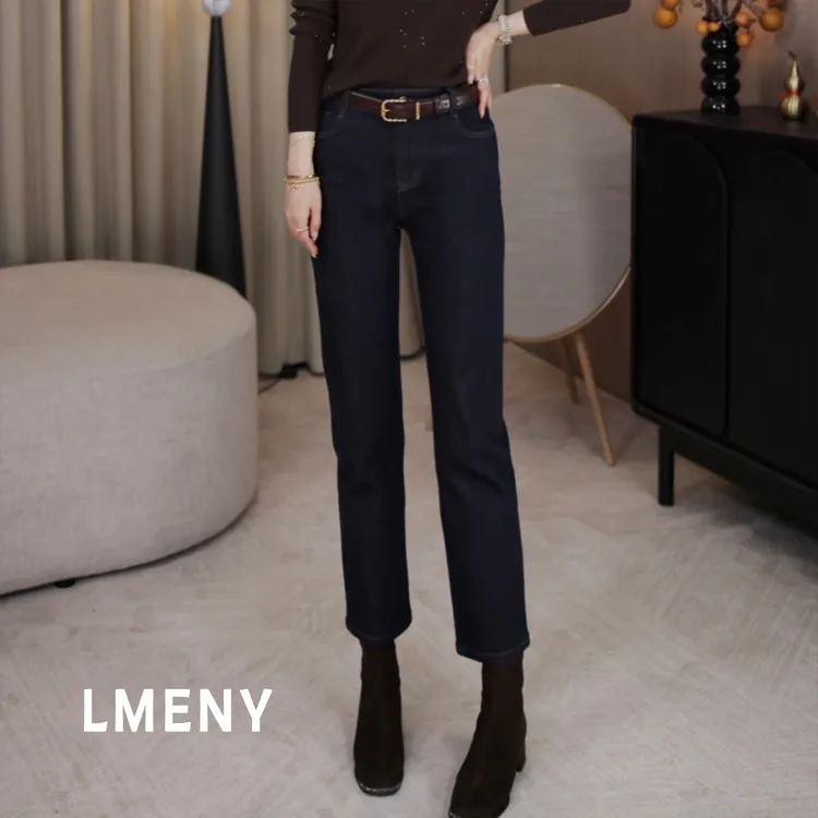 LMENY“魔力弹小原牛”贼显瘦裤型！金标显腿长小烟管牛仔裤25CK031