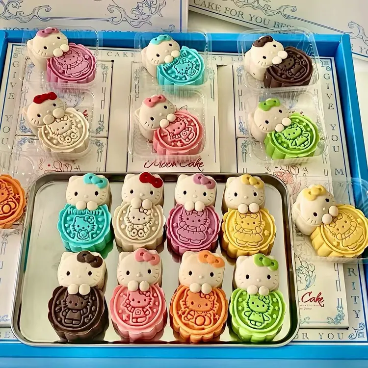 顺丰冷链中秋可爱HelloKitty猫抱抱月饼限定礼盒多口味送女友礼物