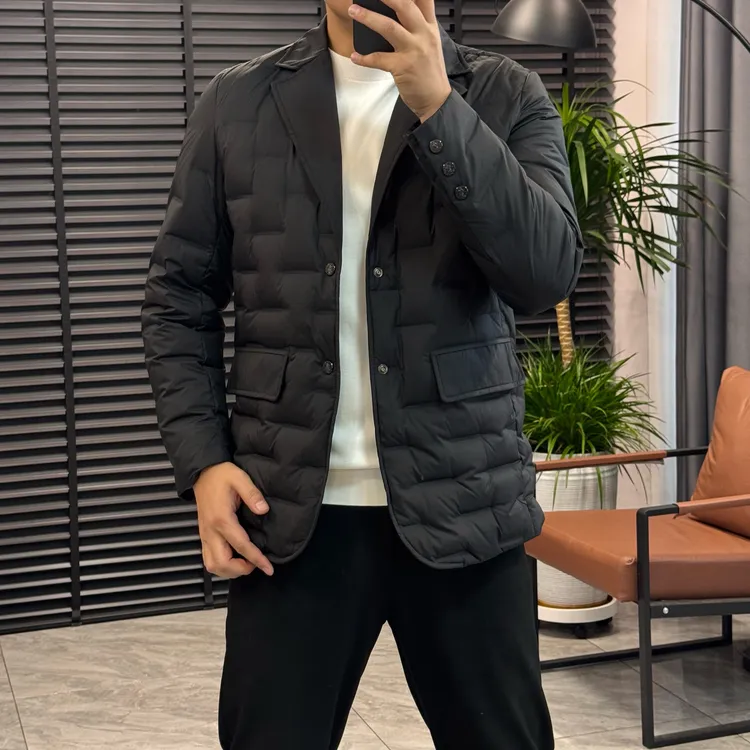 羽绒西服 | 欧货轻奢简约舒适保暖绅士羽绒西服外套冬季90白鸭绒