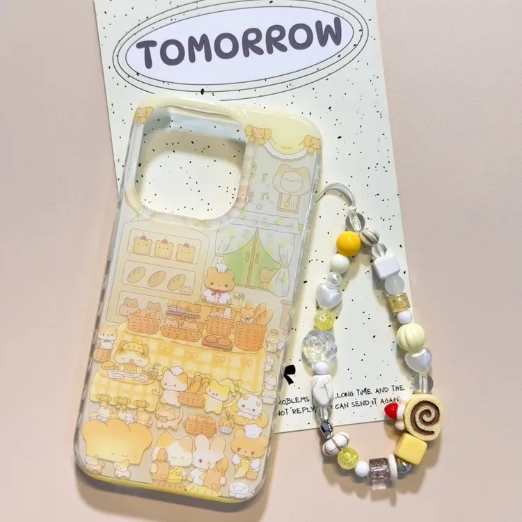 猫咪烘焙IMD壳iPhone16ProMax适用苹果手机壳15/13/12/14xr/11/78