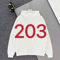毛线刺绣字母连帽 203
