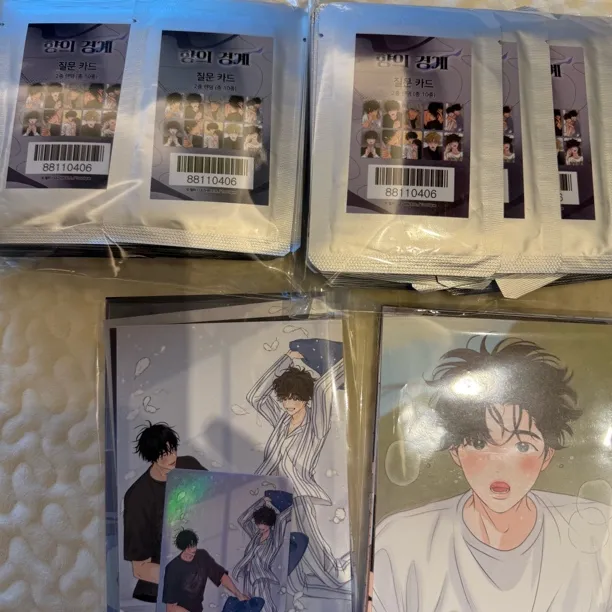 【国现】韩漫小卡气味的边界咖啡厅 随机卡 明信片