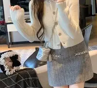 【春光】重工亮片钉珠刺绣气质时尚百搭半身裙