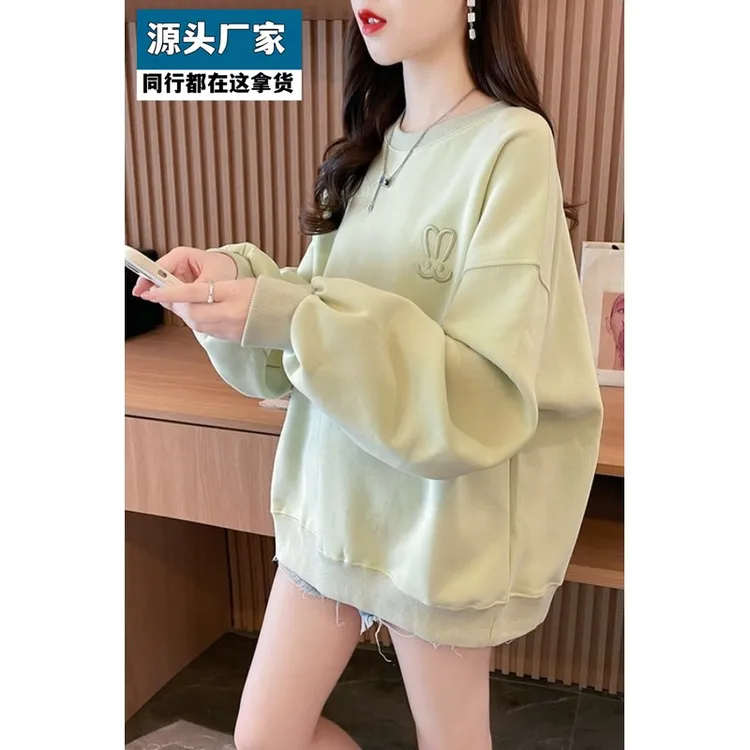 梵乐芬早秋装卫衣女春秋季韩版宽松大码初秋薄款小个子百搭学生上