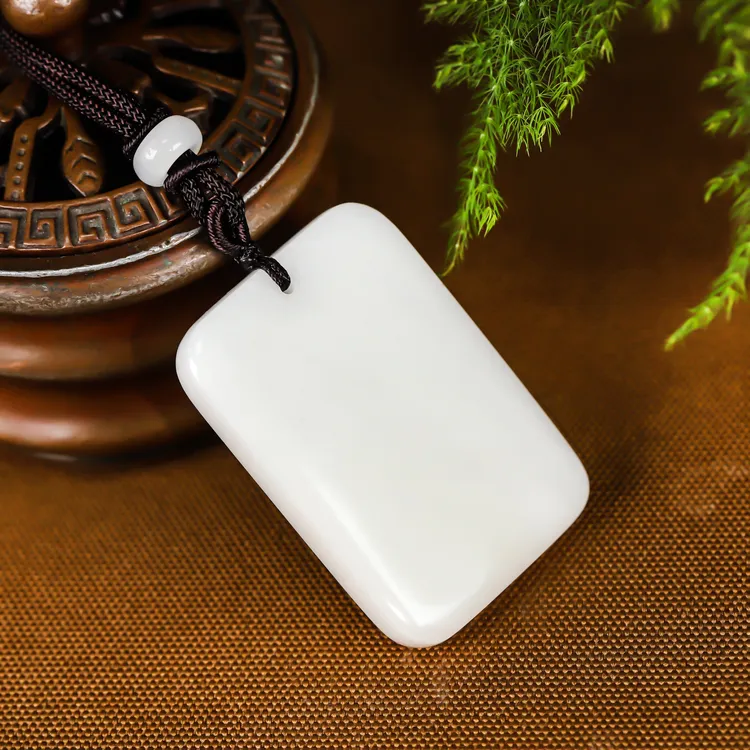 西安蓝田玉精品平安无事牌临潼兵马俑景区同款活玉博物馆正品保真