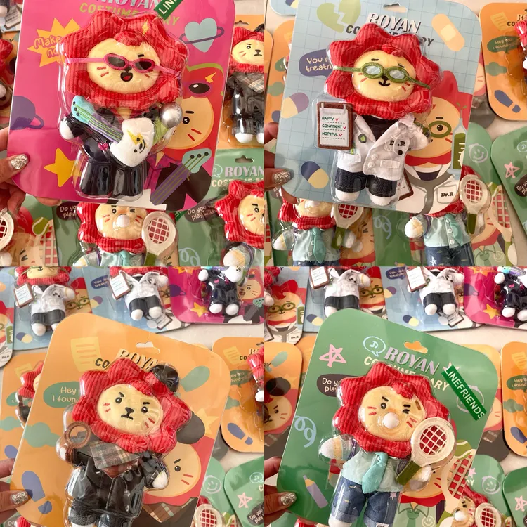 【全新正品】ROYG莱阳骨架新品玩偶挂件歌手/网球/医生/侦探