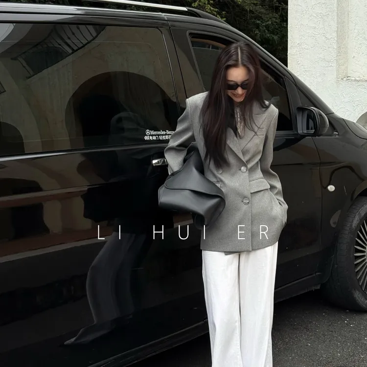 LiHuiEr李慧儿【普吉大道】 高级感通勤西装外套LL025716