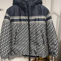 99新 DIOR/迪奥 经典拼接老花长款棉服 045