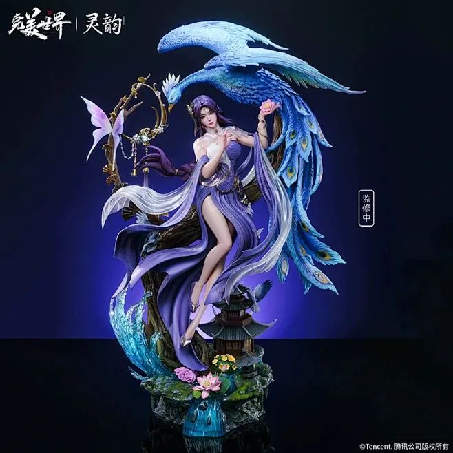 现货《完美世界》灵韵官方正版云曦1/4比例珍藏雕像手办 腾讯草场地