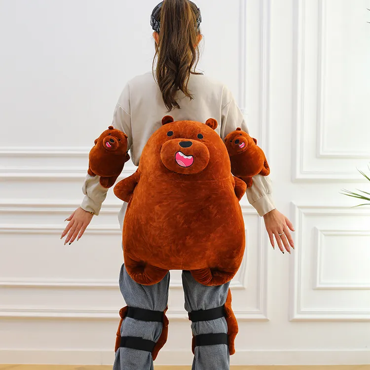 滑雪护具乌龟亲子款毛绒护臀护膝滑冰防摔护膝屁股垫成人儿童套装