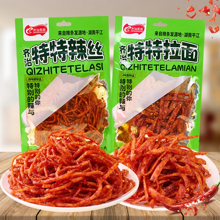 齐治亮亮特特拉面爆辣麻辣丝湖南平江辣条休闲怀旧解馋小吃零食品