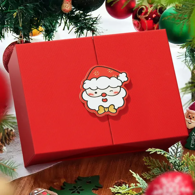 圣诞礼盒空盒子平安果包装盒生日礼物盒围巾手套礼品盒高级仪式感
